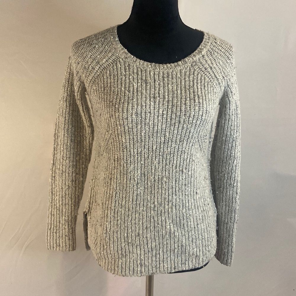 Ann Taylor Gary Chunky Knit Wool Blend Sweater - Picture 1 of 5